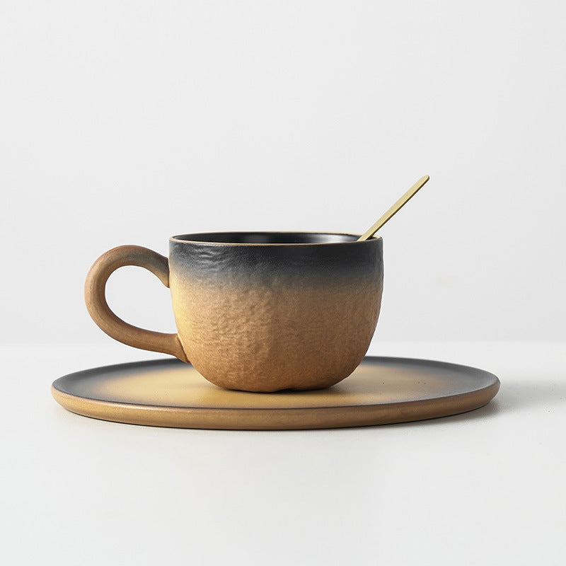 Exquisite ceramic latte coffee cup.