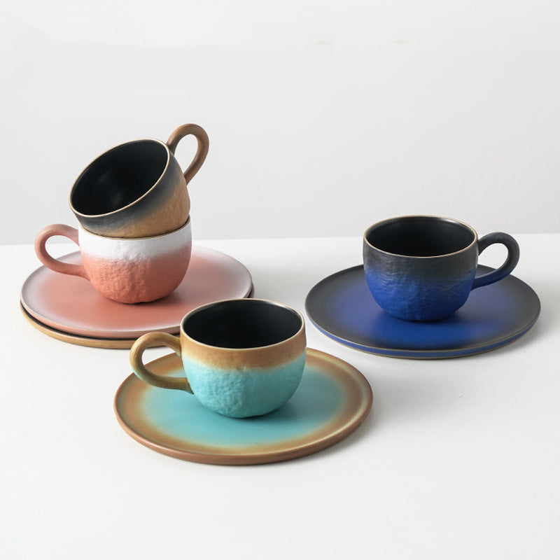 Exquisite ceramic latte coffee cup.