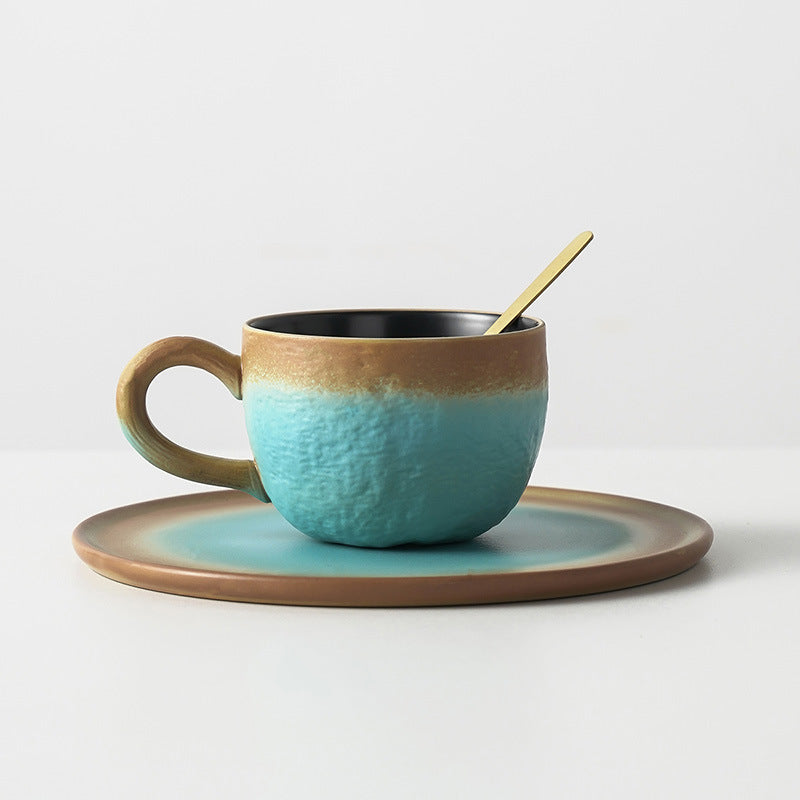 Exquisite ceramic latte coffee cup.